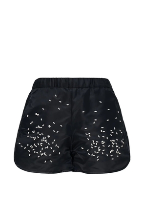 Doublet Spilled Rice shorts - Black