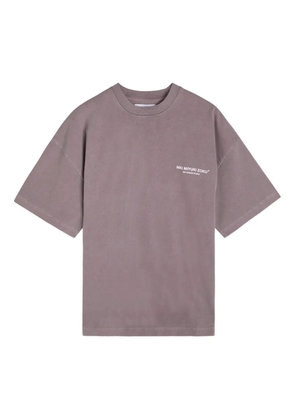 MKI Miyuki Zoku Uniform logo-detail T-shirt - Purple