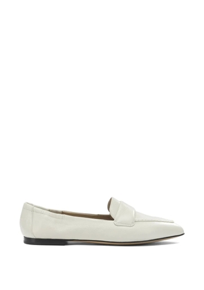 Pomme D´Or pointed-toe leather loafers - White