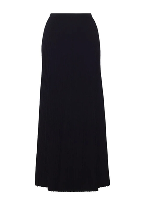 Adam Lippes Juno ribbed skirt - Black