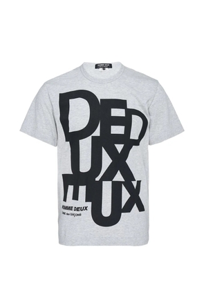 Comme des Garçons Homme Deux logo-print T-shirt - Grey