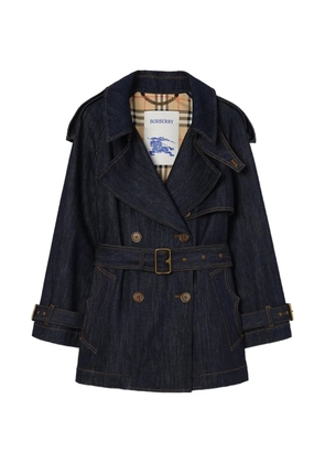Burberry Fitzrovia double-breasted denim jacket - Blue