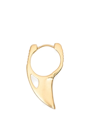 KUSIKOHC Finger Knife gold-plated single earring