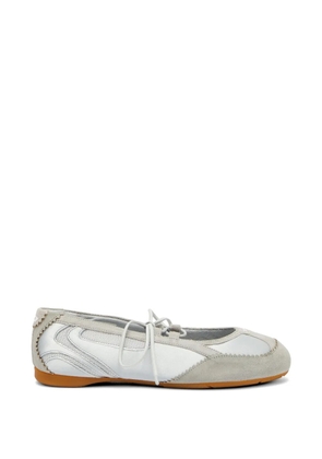 Diesel D-Mile ballet flats - Silver