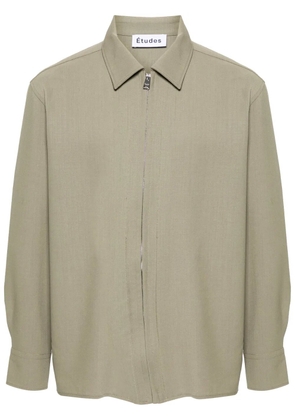 Études Studio Zenith virgin wool shirt - Green