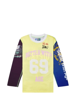 Better with Age Nothing Reversible graphic-print T-shirt - Yellow