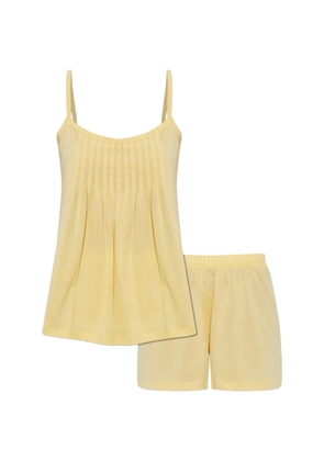 Hanro Juliet pleated pyjamas - Yellow