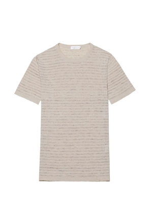 Roberto Collina striped short-sleeve T-shirt - Neutrals