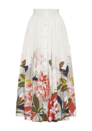 Adam Lippes Lovisa cotton skirt - White
