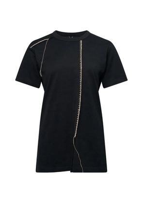 Y's stitch-detail T-shirt - Black