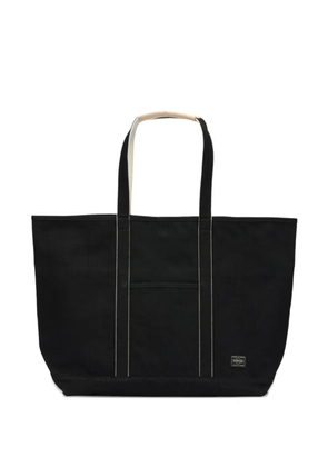 Porter-Yoshida & Co. logo-patch shoulder bag - Black