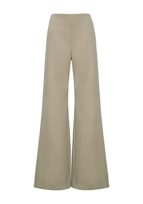 Adam Lippes flared welt-pockets trousers - Neutrals