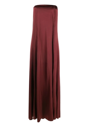 Forte Forte satin-finish maxi dress - Brown