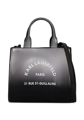 Karl Lagerfeld Rue St-Guillaume ombré tote bag - Black