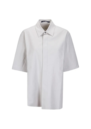 Sofie D'hoore concealed-fastening short-sleeved shirt - Grey