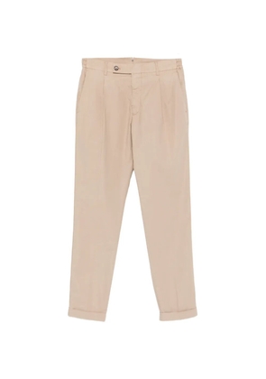 Berwich pleated cuffed trousers - Neutrals