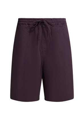 Carhartt WIP logo-patch drawstring shorts - Purple