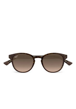 Maui Jim Hiehie tortoiseshell round sunglasses - Brown