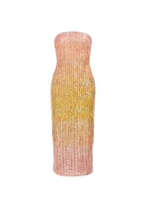 Aje Amulet sequin-embellished midi dress - Pink