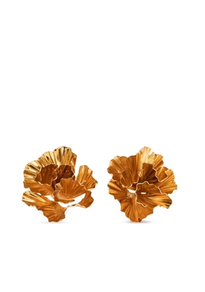 Jennifer Behr Danu flower-detailing earrings - Gold