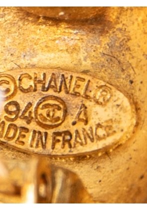 CHANEL Pre-Owned Interlocking CC rope-chain earrings - Gold