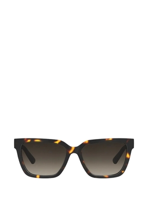Love Moschino tortoiseshell-effect square-frame sunglasses - Brown