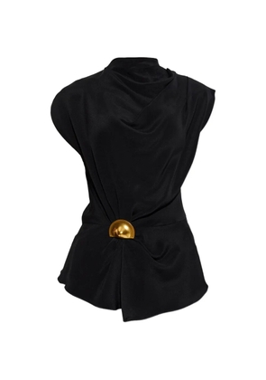 Cult Gaia Esmia draped top - Black