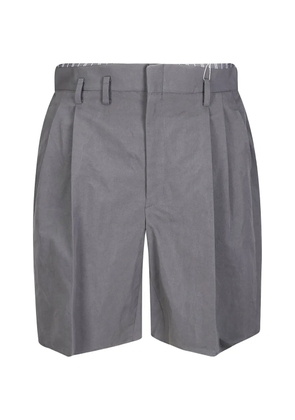 Maison Margiela pleated four-stitch shorts - Grey
