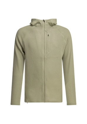 Houdini Sportswear Pace Flow Houdi waffle-knit zip-up hoodie - Neutrals