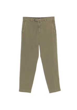 Berwich belt-loop trousers - Green