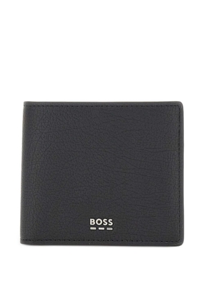 BOSS Lewys hammered-effect wallet - Black