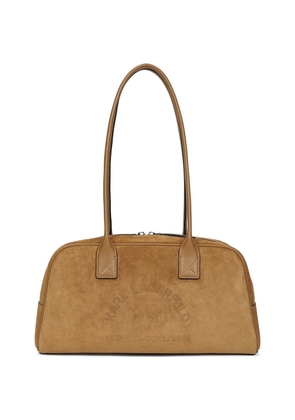 Karl Lagerfeld K/Daily suede shoulder bag - Neutrals