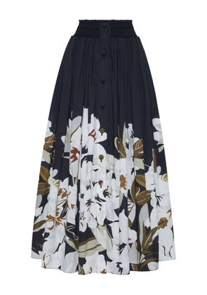 Adam Lippes Lovisa cotton skirt - Black