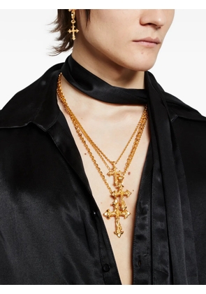 Emanuele Bicocchi Rose Cross necklace - Gold