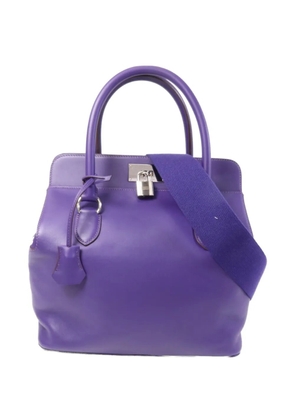 Hermès Pre-Owned Toolbox 26 leather tote bag - Purple