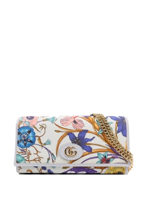 Gucci Pre-Owned Flora wallet-on-chain - Blue