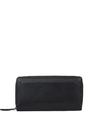Karl Lagerfeld K/Daily perforated-logo wallet - Black