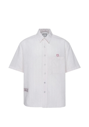 Wooyoungmi stripe-pattern short-sleeve shirt - Neutrals