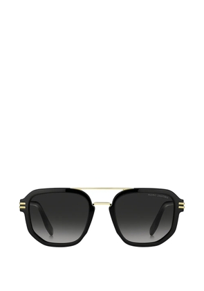 Marc Jacobs Eyewear geometric-frame sunglasses - Black