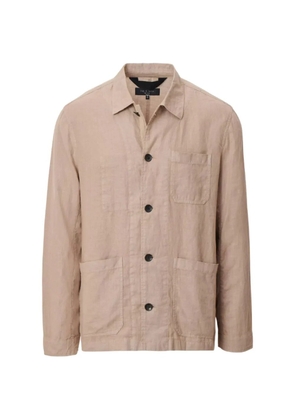 rag & bone Evan linen shirt jacket - Neutrals