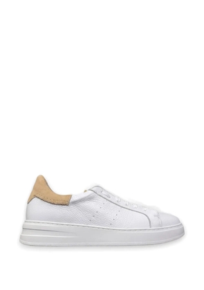 CALCE panelled leather sneakers - White