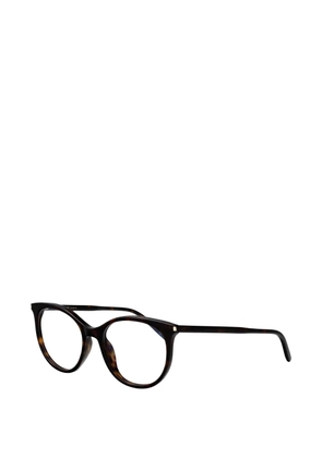 Saint Laurent Eyewear round-frame glasses - Brown