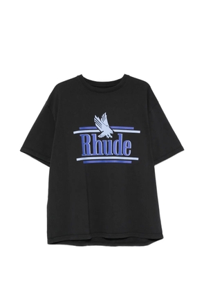 RHUDE logo-print T-shirt - Black
