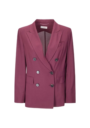 Alberto Biani double-breasted blazer - Purple