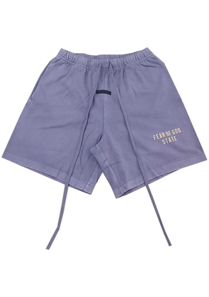 FEAR OF GOD ESSENTIALS logo-print shorts - Purple