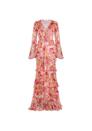 Les Filles d'Eva ruffled tiered dress - Pink