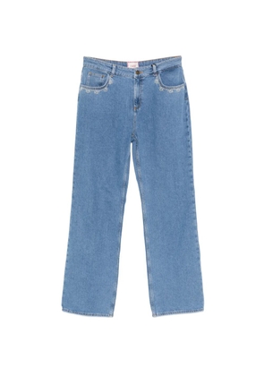 Pennyblack shell-embroidered straight-leg jeans - Blue