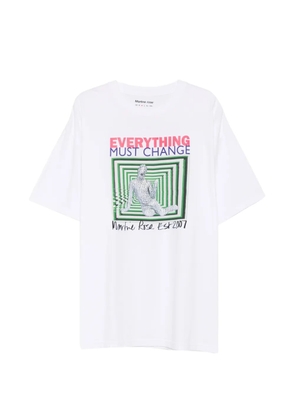 Martine Rose graphic-print oversized T-shirt - White