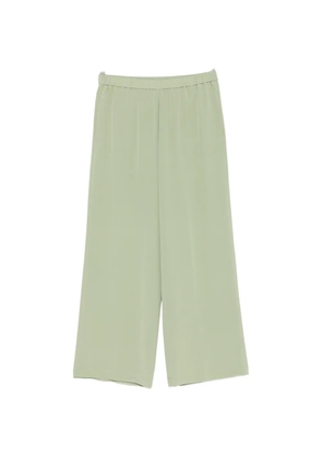 ASPESI wide-leg silk trousers - Green