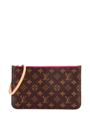 Louis Vuitton Pre-Owned Neverfull Pochette Monogram Canvas Large pouch - Brown